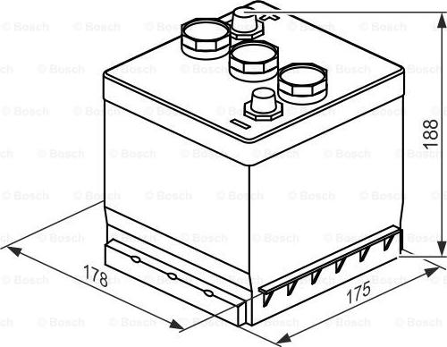 BOSCH 0 092 S30 600 - Стартерная аккумуляторная батарея, АКБ avtokuzovplus.com.ua