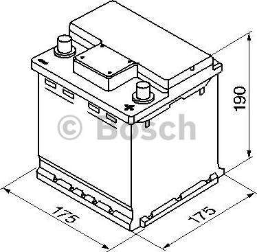 BOSCH 0 092 S40 000 - Стартерная аккумуляторная батарея, АКБ autodnr.net