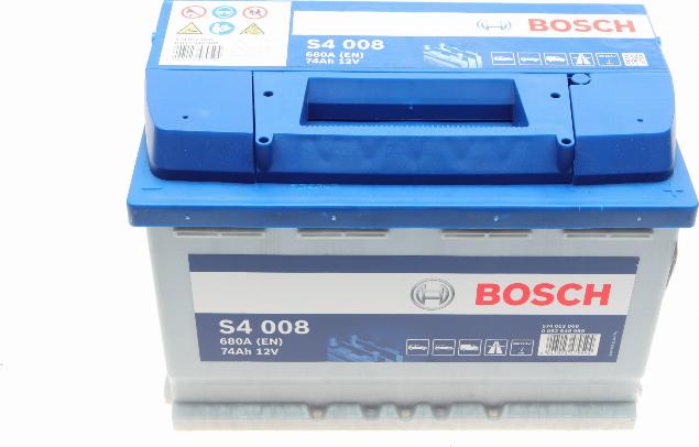 BOSCH 0 092 S40 080 - Стартерна акумуляторна батарея, АКБ autocars.com.ua