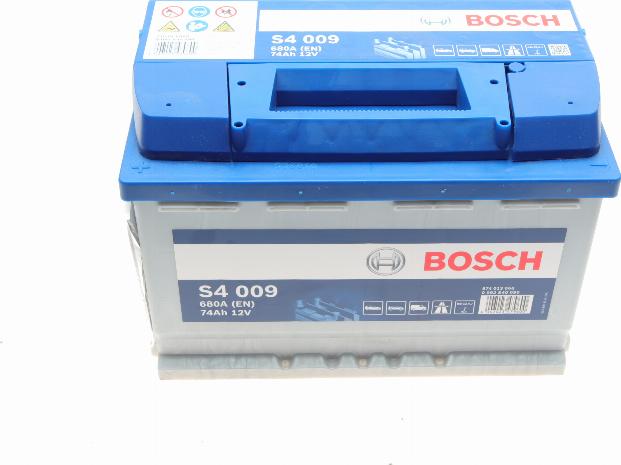 BOSCH 0 092 S40 090 - Стартерная аккумуляторная батарея, АКБ avtokuzovplus.com.ua