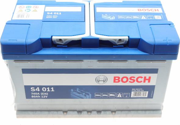 BOSCH 0 092 S40 110 - Стартерна акумуляторна батарея, АКБ autocars.com.ua