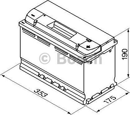 BOSCH 0 092 S40 130 - Стартерная аккумуляторная батарея, АКБ avtokuzovplus.com.ua