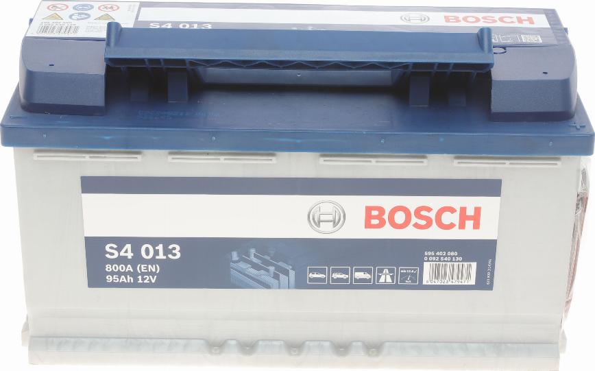 BOSCH 0 092 S40 130 - Стартерная аккумуляторная батарея, АКБ autodnr.net