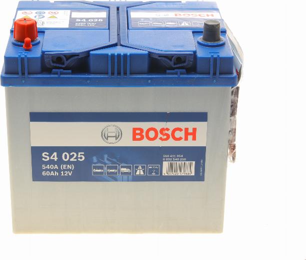 BOSCH 0 092 S40 250 - Стартерная аккумуляторная батарея, АКБ avtokuzovplus.com.ua