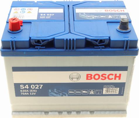 BOSCH 0 092 S40 270 - Стартерна акумуляторна батарея, АКБ autocars.com.ua