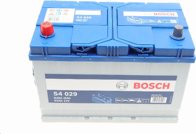 BOSCH 0 092 S40 290 - Стартерная аккумуляторная батарея, АКБ avtokuzovplus.com.ua