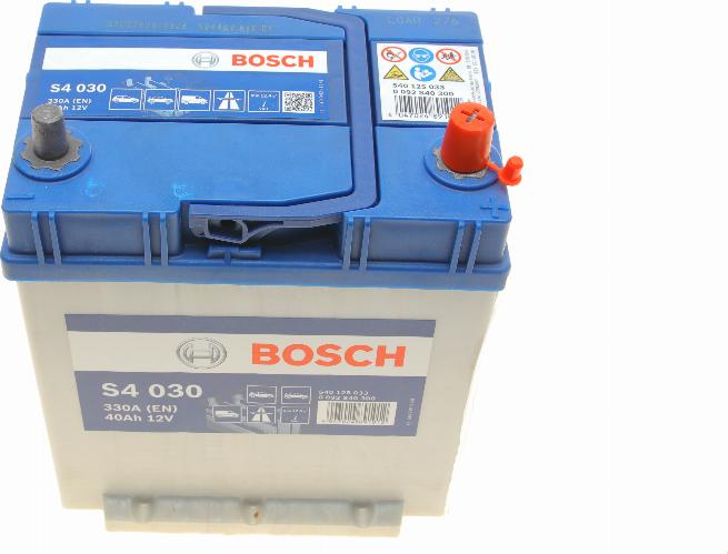 BOSCH 0 092 S40 300 - Стартерна акумуляторна батарея, АКБ autocars.com.ua