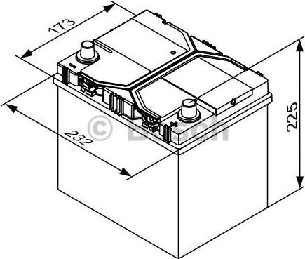 BOSCH 0 092 S4E 400 - Стартерная аккумуляторная батарея, АКБ avtokuzovplus.com.ua