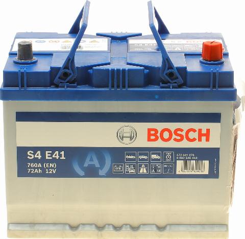 BOSCH 0 092 S4E 410 - Стартерная аккумуляторная батарея, АКБ avtokuzovplus.com.ua