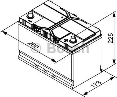 BOSCH 0 092 S4E 410 - Стартерная аккумуляторная батарея, АКБ avtokuzovplus.com.ua