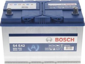 BOSCH 0 092 S4E 420 - Стартерная аккумуляторная батарея, АКБ avtokuzovplus.com.ua