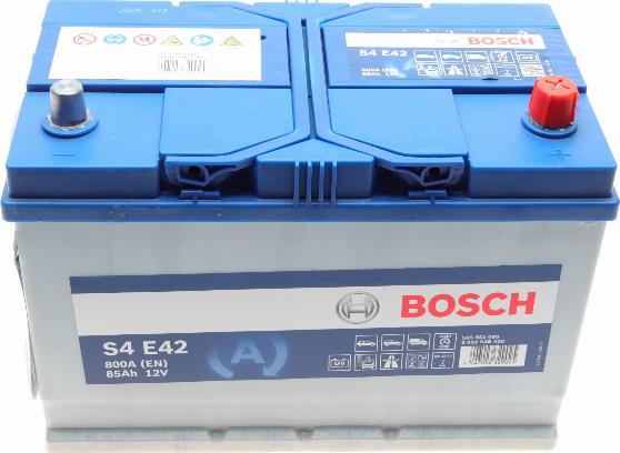 BOSCH 0 092 S4E 420 - Стартерная аккумуляторная батарея, АКБ avtokuzovplus.com.ua