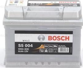 BOSCH 0 092 S50 040 - Стартерная аккумуляторная батарея, АКБ autodnr.net