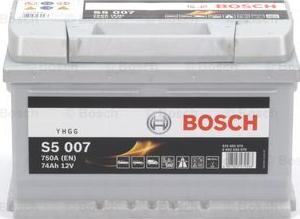 BOSCH 0 092 S50 070 - Стартерная аккумуляторная батарея, АКБ autodnr.net
