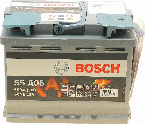 BOSCH 0 092 S5A 050 - Стартерна акумуляторна батарея, АКБ autocars.com.ua