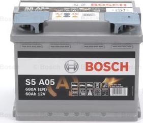 BOSCH 0 092 S5A 050 - Стартерна акумуляторна батарея, АКБ autocars.com.ua