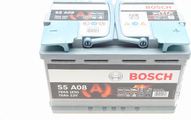 BOSCH 0 092 S5A 080 - Стартерна акумуляторна батарея, АКБ autocars.com.ua