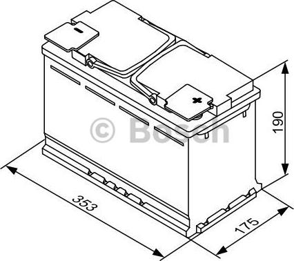 BOSCH 0 092 S60 130 - Стартерная аккумуляторная батарея, АКБ autodnr.net