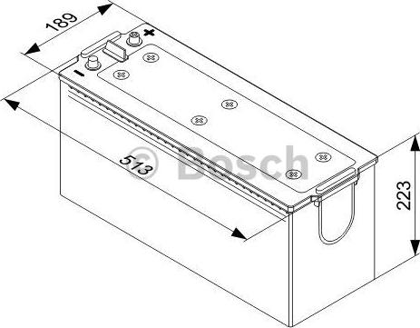 BOSCH 0 092 T40 750 - Стартерная аккумуляторная батарея, АКБ avtokuzovplus.com.ua