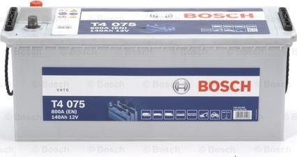 BOSCH 0 092 T40 750 - Стартерна акумуляторна батарея, АКБ autocars.com.ua