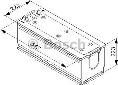 BOSCH 0 092 T40 780 - Стартерна акумуляторна батарея, АКБ autocars.com.ua