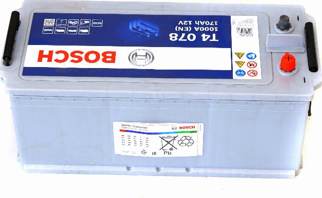 BOSCH 0 092 T40 780 - Стартерная аккумуляторная батарея, АКБ avtokuzovplus.com.ua