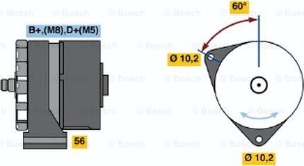 BOSCH 0 120 469 590 - Генератор autocars.com.ua