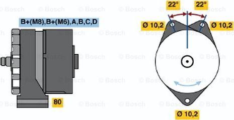 BOSCH 0 120 469 692 - Генератор avtokuzovplus.com.ua