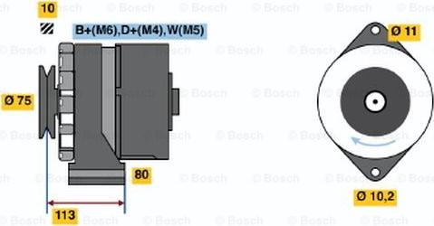 BOSCH 0 120 488 268 - Генератор autocars.com.ua