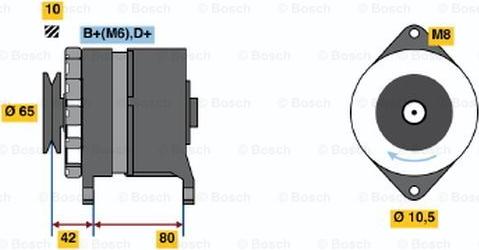 BOSCH 0 120 488 300 - Генератор avtokuzovplus.com.ua