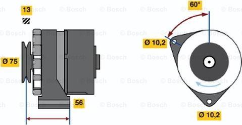 BOSCH 0 120 489 035 - Генератор autocars.com.ua