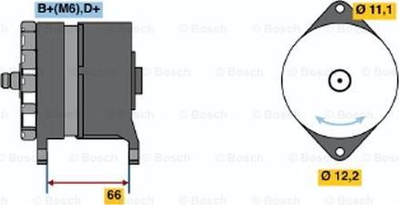 BOSCH 0 120 489 134 - Генератор autocars.com.ua