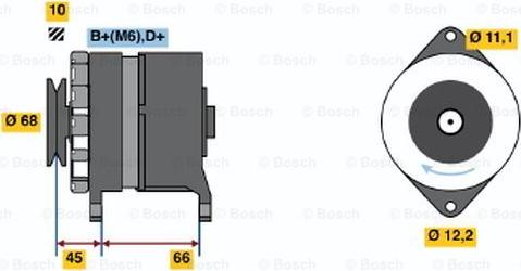 BOSCH 0 120 489 135 - Генератор autocars.com.ua