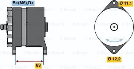 BOSCH 0 120 489 219 - Генератор autocars.com.ua