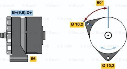 BOSCH 0 120 489 356 - Генератор avtokuzovplus.com.ua