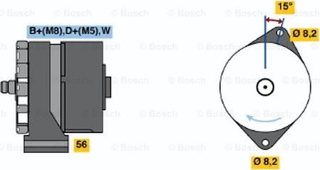 BOSCH 0 120 489 434 - Генератор avtokuzovplus.com.ua