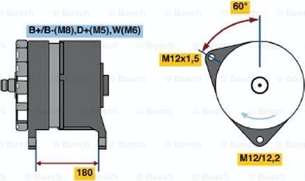 BOSCH 0 120 689 585 - Генератор autocars.com.ua