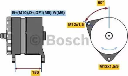 BOSCH 0 120 689 590 - Генератор avtokuzovplus.com.ua