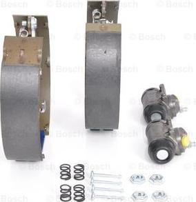 BOSCH 0 204 114 014 - Комплект тормозных колодок, барабанные autodnr.net