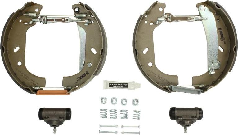 BOSCH 0 204 114 112 - Комплект гальм, барабанний механізм autocars.com.ua
