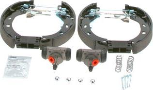 BOSCH 0 204 114 649 - Комплект гальм, барабанний механізм autocars.com.ua