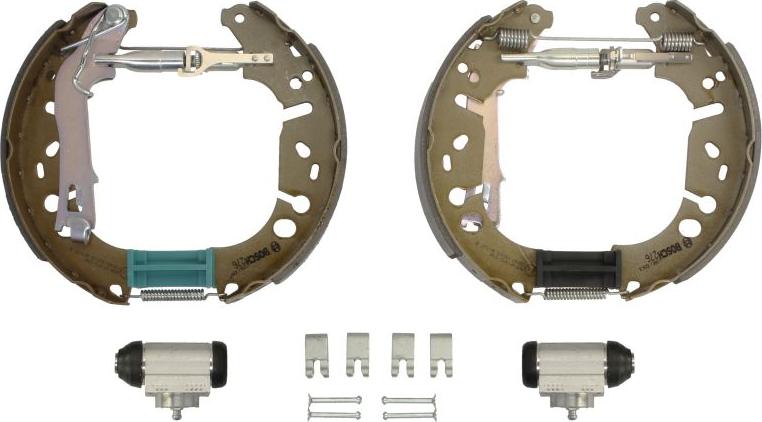 BOSCH 0 204 114 655 - Комплект гальм, барабанний механізм autocars.com.ua