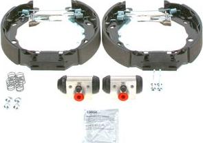 BOSCH 0 204 114 686 - Комплект гальм, барабанний механізм autocars.com.ua