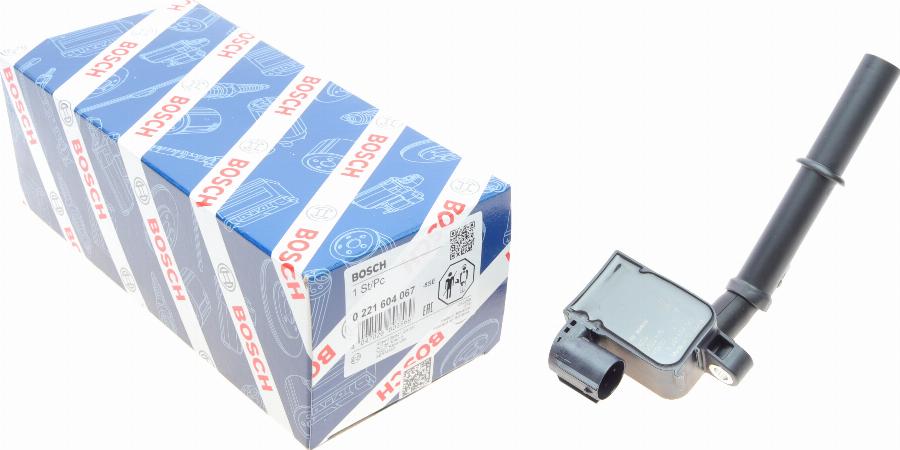 BOSCH 0 221 604 067 - Катушка зажигания avtokuzovplus.com.ua