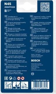 BOSCH 0 242 140 805 - Свічка запалювання autocars.com.ua