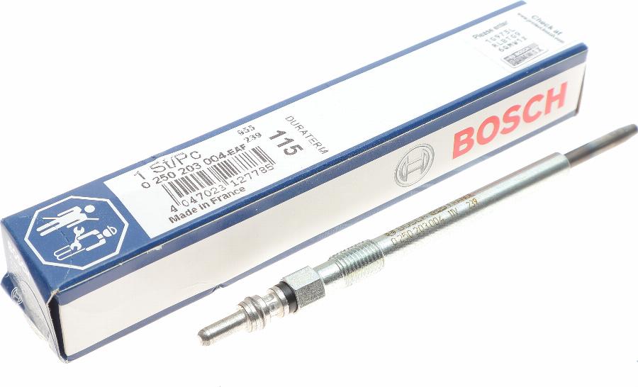 BOSCH 0 250 203 004 - Свеча накаливания avtokuzovplus.com.ua