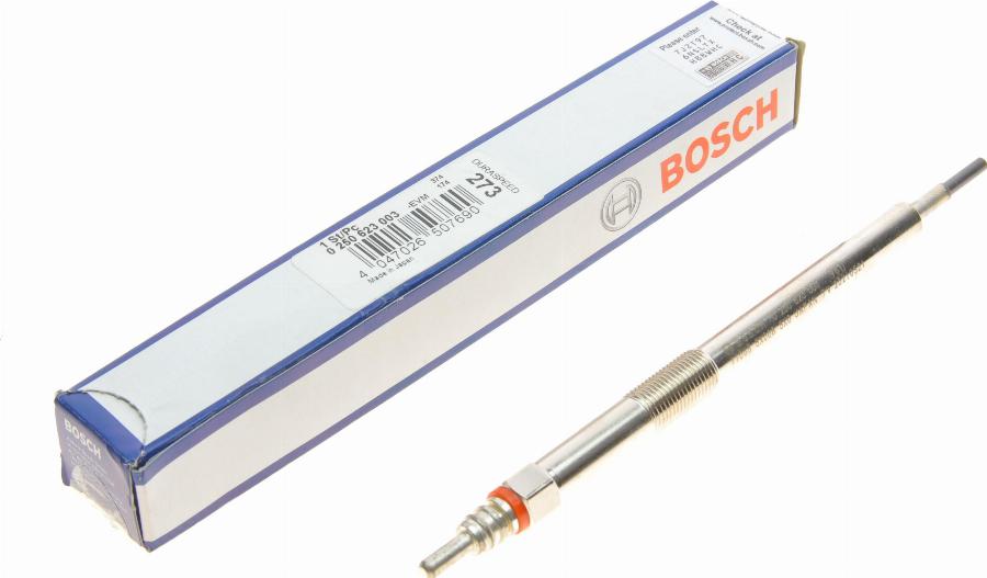 BOSCH 0 250 623 003 - Свеча накаливания avtokuzovplus.com.ua