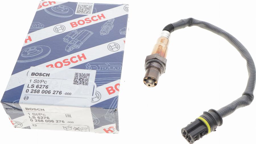 BOSCH 0 258 006 276 - Лямбда-зонд autocars.com.ua