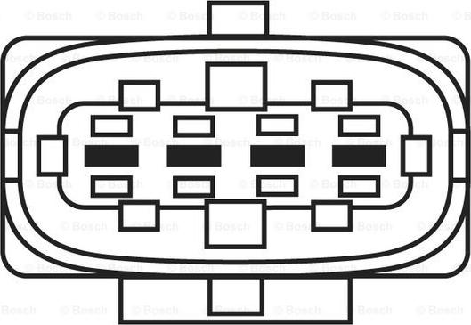 BOSCH 0 258 006 758 - Лямбда-зонд, датчик кислорода avtokuzovplus.com.ua