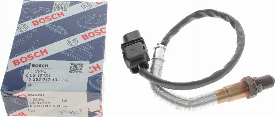 BOSCH 0 258 017 131 - Лямбда-зонд autocars.com.ua